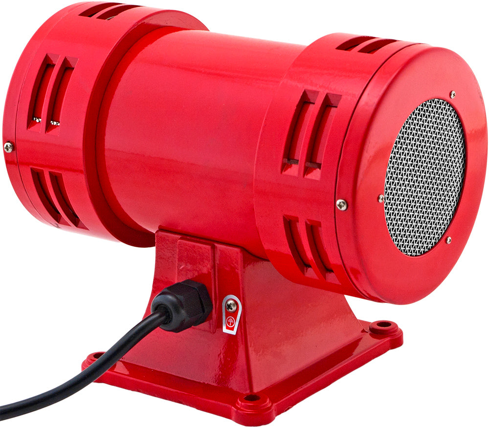 VIXEN HORNS VXS-1050AR INDUSTRIAL ELECTRIC MOTOR SIREN 110V RED