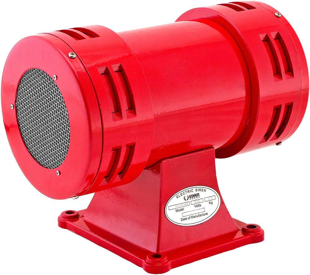 VIXEN HORNS VXS-1050AR INDUSTRIAL ELECTRIC MOTOR SIREN 110V RED