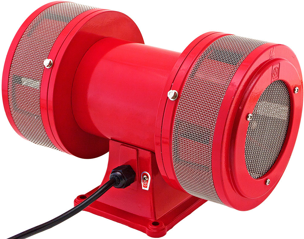 VIXEN HORNS VXS-1450HVR INDUSTRIAL ELECTRIC MOTOR SIREN 220V RED