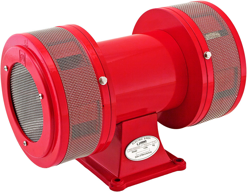 VIXEN HORNS VXS-1450HVR INDUSTRIAL ELECTRIC MOTOR SIREN 220V RED