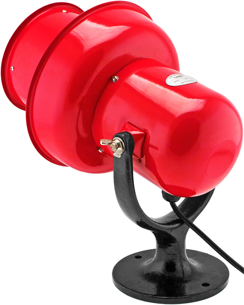 VIXEN HORNS VXS-8100 INDUSTRIAL ELECTRIC MOTOR SIREN 110V RED