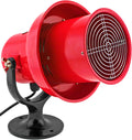 VIXEN HORNS VXS-8100 INDUSTRIAL ELECTRIC MOTOR SIREN 110V RED