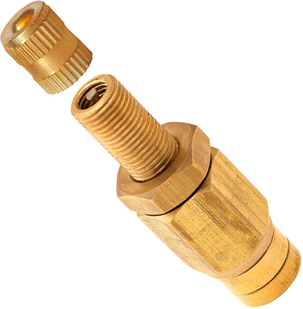 VIXEN AIR VXA1014-4 INFLATION SCHRADER VALVE WITH PUSH TO CONNECT
