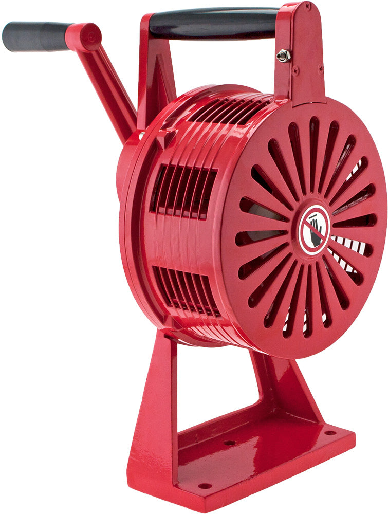 VIXEN HORNS VXS-1200MR HEAVY DUTY HAND CRANK ALARM AIR RAID SIREN RED image 0