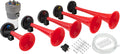 VIXEN HORNS VXH6801R DIXIE MUSICAL AIR HORN RED image 0