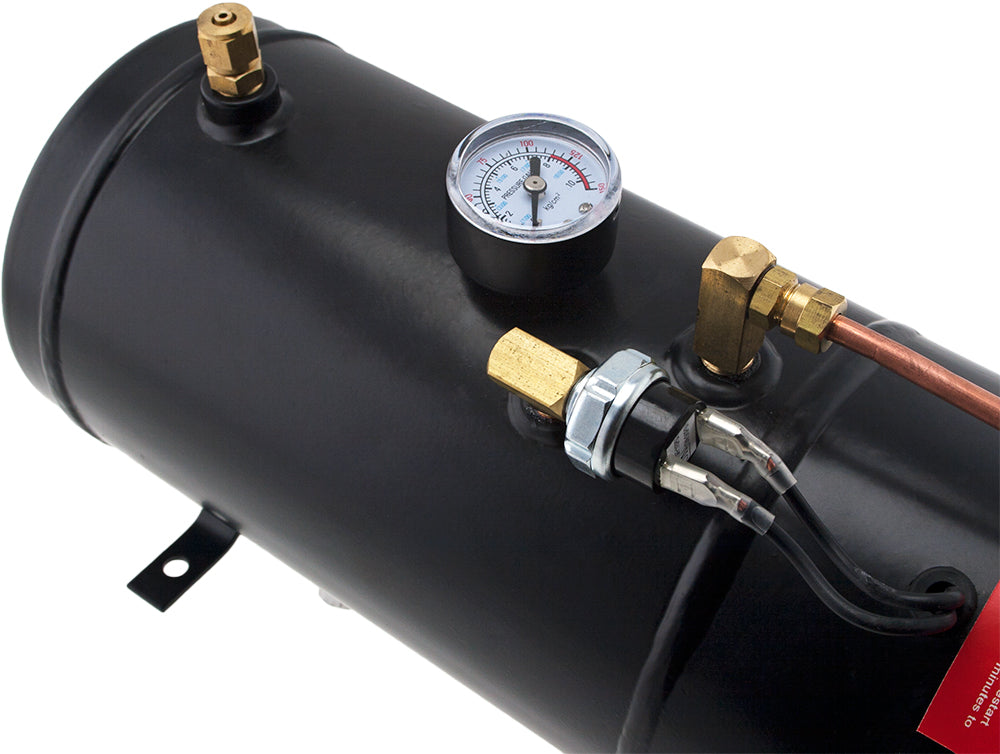 VIXEN HORNS VXO8210 1 GALLON AIR TANK WITH 150 PSI AIR COMPRESSOR (INTEGRATED) ONBOARD AIR SYSTEM image 4