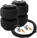 VIXEN AIR VXD2514S 1/2" NPT SINGLE AIR PORT SUSPENSION AIR SPRING/AIR BAG WITH SCHRADER VALVES AND 20FT HOSE (DUAL PACK) image 0