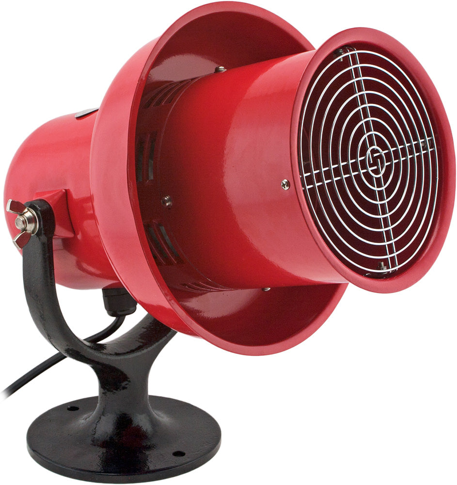 VIXEN HORNS VXS-8100 INDUSTRIAL ELECTRIC MOTOR SIREN 110V RED image 0