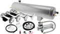 VIXEN HORNS VXO8330APRO/4124C QUAD TRUMPET TRAIN AIR HORN CHROME PLATED WITH 3 GALLON ALUMINUM TANK AND 200 PSI COMPRESSOR image 0