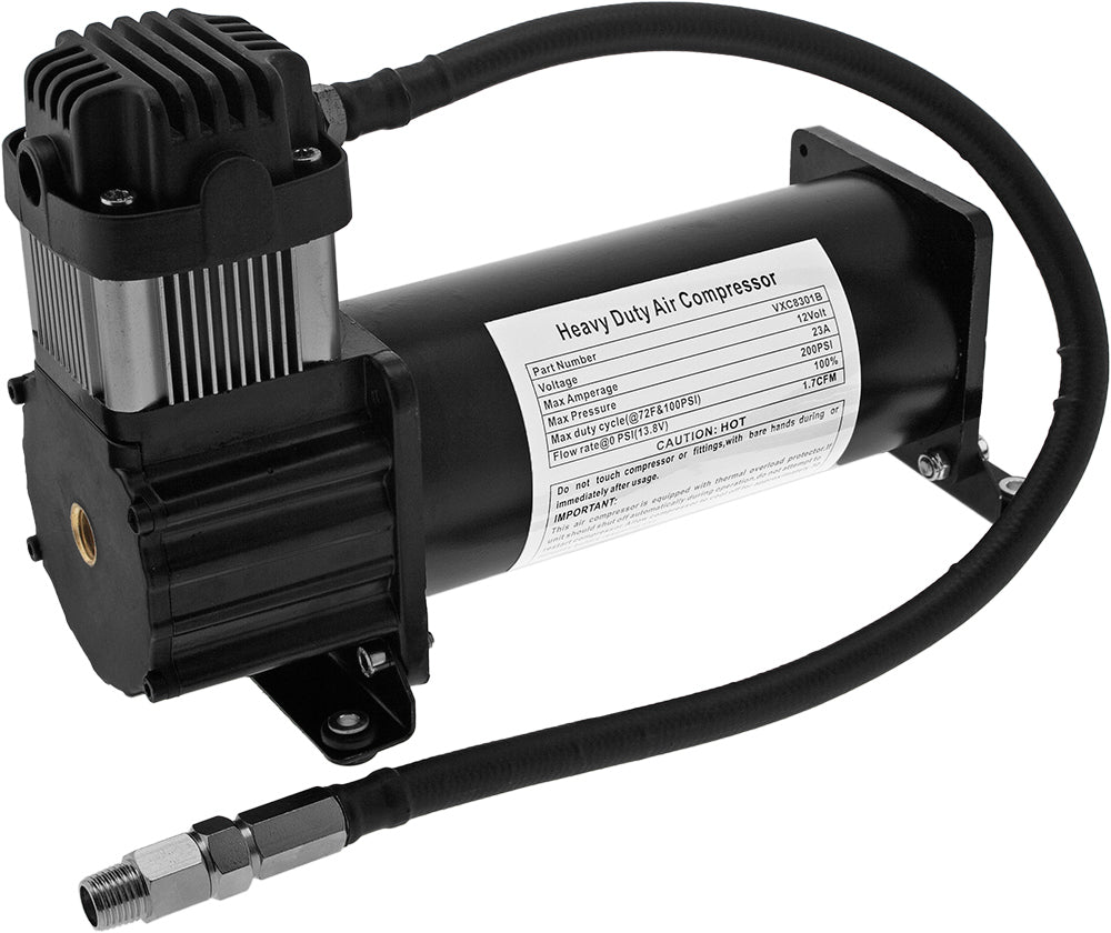 VIXEN HORNS VXC8301BDP 200 PSI AIR COMPRESSORS BLACK (Dual Pack) image 2
