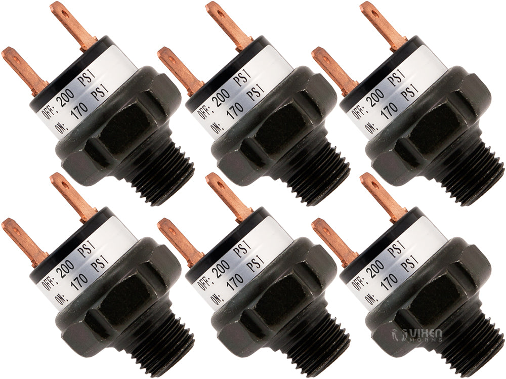 VIXEN HORNS VXA7200-6 170-200 PSI PRESSURE SWITCH (6 PACK) image 0