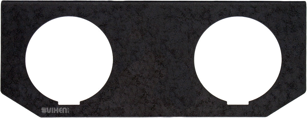 VIXEN AIR VXF2GP DUAL GAUGE METAL DASH PANEL image 0