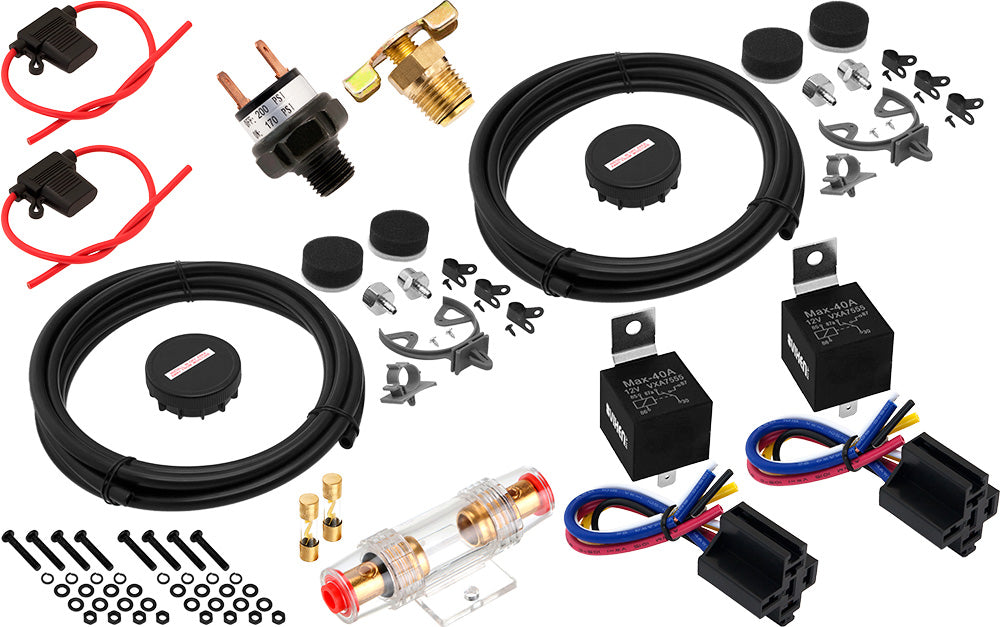 VIXEN AIR VXO4852DAB 6 GALLON ALUMINUM AIR TANK BLACK WITH DUAL 200 PSI AIR COMPRESSOR ONBOARD AIR SYSTEM image 7