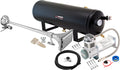 VIXEN HORNS VXO8330/1167C SINGLE TRUMPET TRAIN AIR HORN CHROME PLATED WITH 3 GALLON TANK AND 200 PSI COMPRESSOR image 0