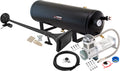 VIXEN HORNS VXO8330/1167B SINGLE TRUMPET TRAIN AIR HORN BLACK WITH 3 GALLON TANK AND 200 PSI COMPRESSOR image 0
