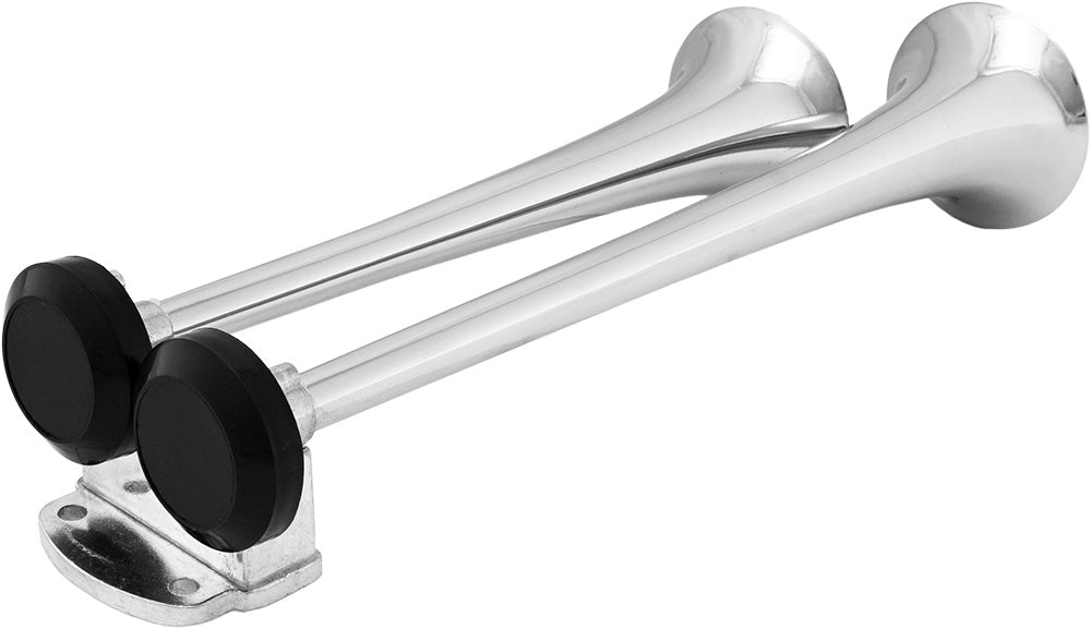 VIXEN HORNS VXH2112C/P DUAL TRUMPET TRAIN AIR HORN KIT WITH COVERS CHROME COLOR image 4