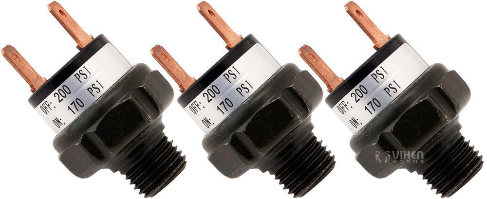 VIXEN HORNS VXA7200-3 170-200 PSI PRESSURE SWITCH (3 PACK) image 0