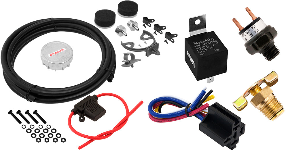 VIXEN AIR VXO4852A 6 GALLON ALUMINUM AIR TANK SILVER WITH 200 PSI AIR COMPRESSOR ONBOARD AIR SYSTEM image 7