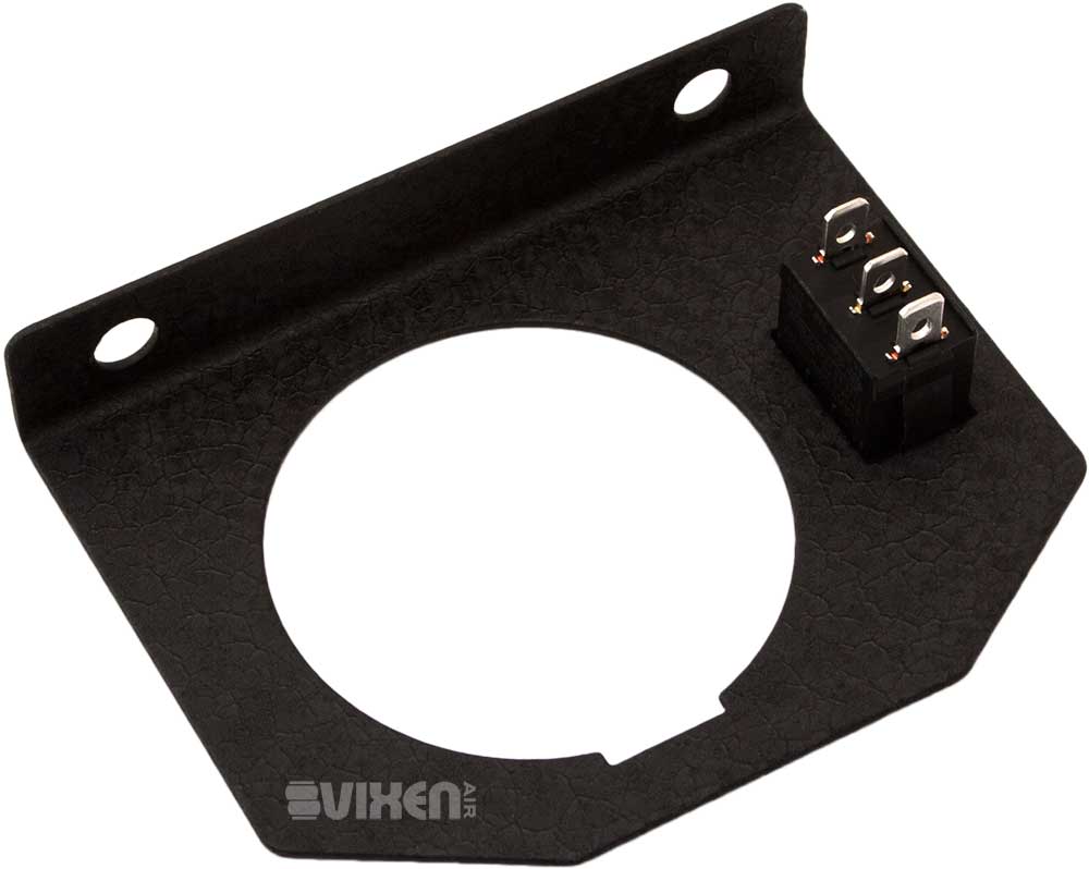 VIXEN AIR VXF0G4012B 1/2" NPT ELECTRIC AIR VALVE (SOLENOID) 250PSI 12V (2-PACK) WITH 1 SINGLE NEEDLE GAUGE/1 SWITCH DASH PANEL KIT BLACK image 9