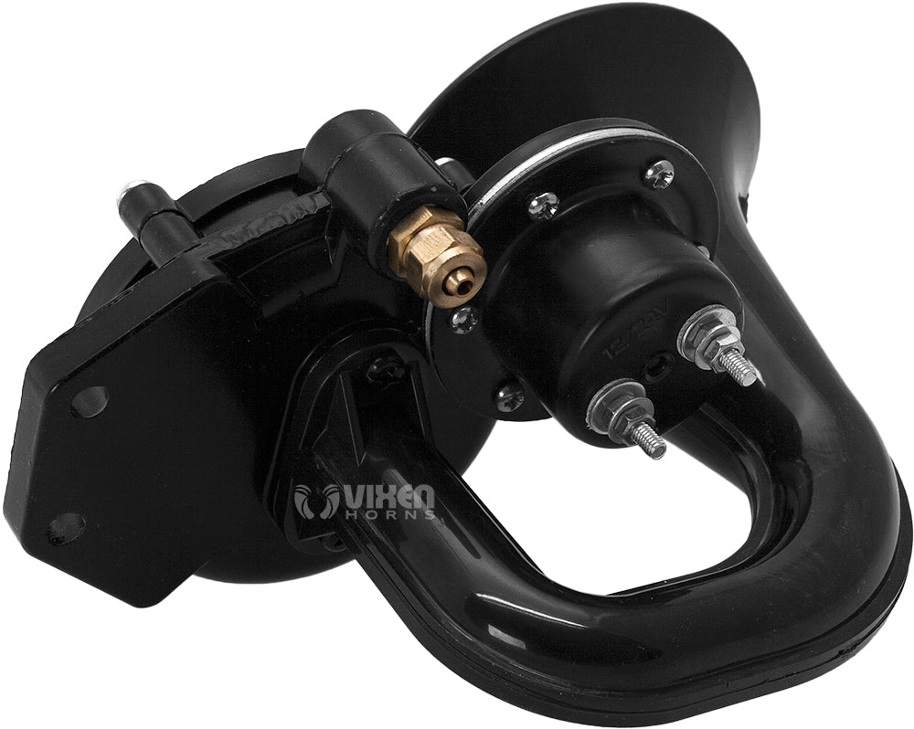 VIXEN HORNS VXH1101 SNAIL HORN BLACK image 2