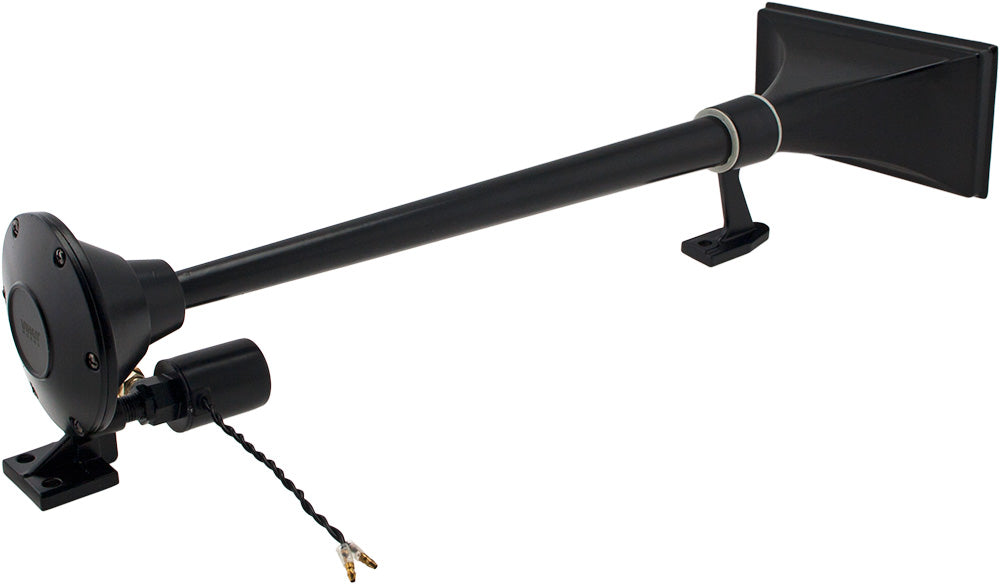 VIXEN HORNS VXO4830AB/1264B SINGLE TRUMPET TRAIN AIR HORN BLACK WITH 3 GALLON ALUMINUM TANK AND 200 PSI COMPRESSOR image 2