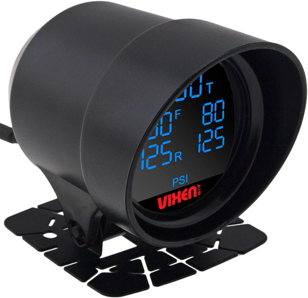 VIXEN AIR VXA9550BD 2" FIVE DISPLAY DIGITAL AIR PRESSURE GAUGE image 2