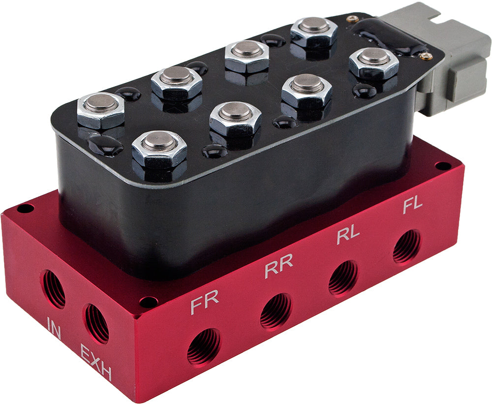 VIXEN AIR VXF4CM14BPRO 12V 1/4" NPT SUSPENSION MANIFOLD WITH 7-SWITCH CONTROLLER image 2