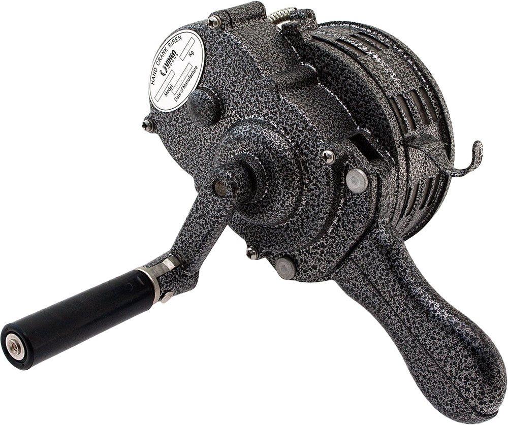 VIXEN HORNS VXS-1000M METAL HAND CRANK SIREN GRAY image 2