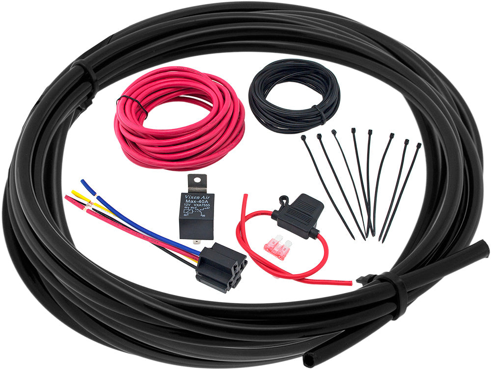 VIXEN HORNS VXPRO8524B QUAD TRUMPET TRAIN AIR HORN BLACK WITH 1.5 GALLON TANK AND 150 PSI COMPRESSOR image 8