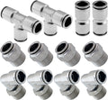 VIXEN AIR VXK8501 SET OF FITTINGS FOR AIR SUSPENSION 1/2" NPT USING 1/2" OD AIR LINES image 0