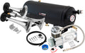 VIXEN HORNS VXO8115/3311 TRIPLE TRUMPET TRAIN AIR HORN CHROME PLATED WITH 1.5 GALLON TANK AND 150 PSI COMPRESSOR image 0