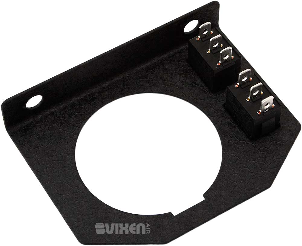VIXEN AIR VXF1G2012B 1/2" NPT ELECTRIC AIR VALVE (SOLENOID) 210PSI 12V (4-PACK) WITH 1 DUAL NEEDLE GAUGE/2 SWITCH DASH PANEL KIT BLACK image 9