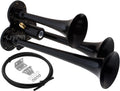 VIXEN HORNS VXH3114LB TRIPLE TRUMPET TRAIN AIR HORN BLACK image 0