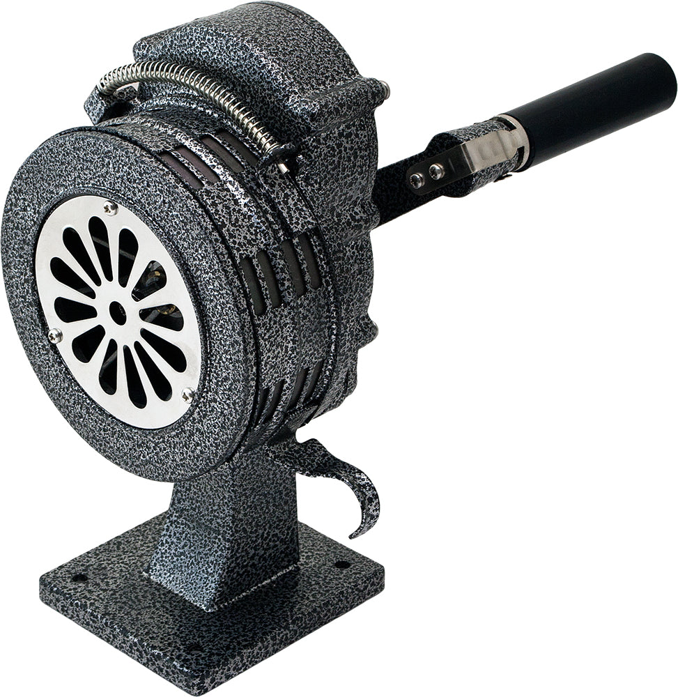 VIXEN HORNS VXS-1000SM STATIONARY MOUNT HAND CRANK SIREN GRAY image 0