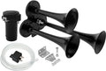 VIXEN HORNS VXH2411B TRIPLE TRUMPET TRAIN AIR HORN KIT BLACK image 0