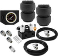 VIXEN AIR VXF1CM0125B 2 VALVE SUSPENSION MANIFOLD WITH TWO 2500 AIR SPRINGS, ONE SINGLE NEEDLE BLACK GAUGE PANEL, 3/8" OD HOSE 50 FT, 1/4" OD HOSE 35 FT AND FITTINGS image 0