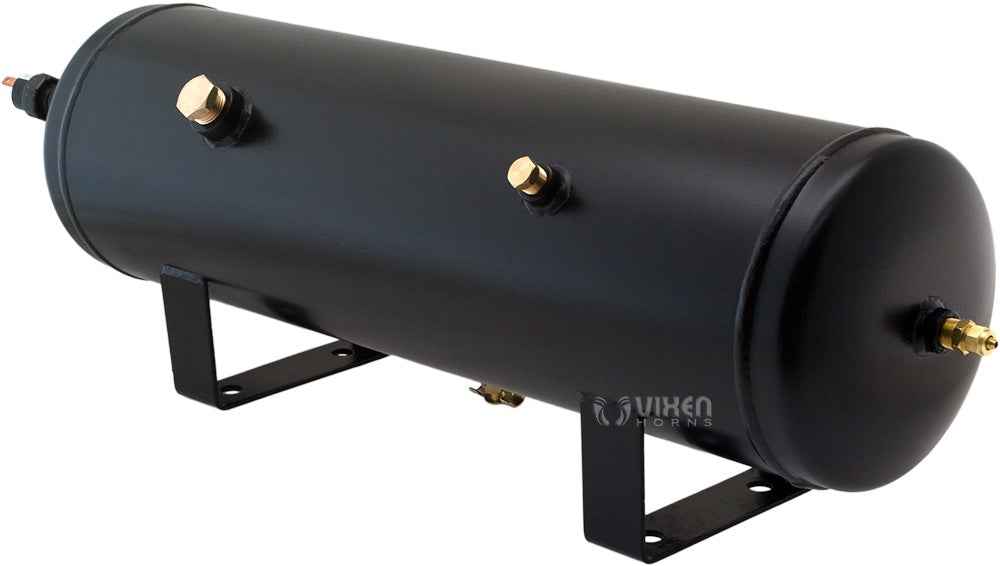VIXEN HORNS VXO8330/4318B QUAD TRUMPET TRAIN AIR HORN BLACK WITH 3 GALLON TANK AND 200 PSI COMPRESSOR image 7