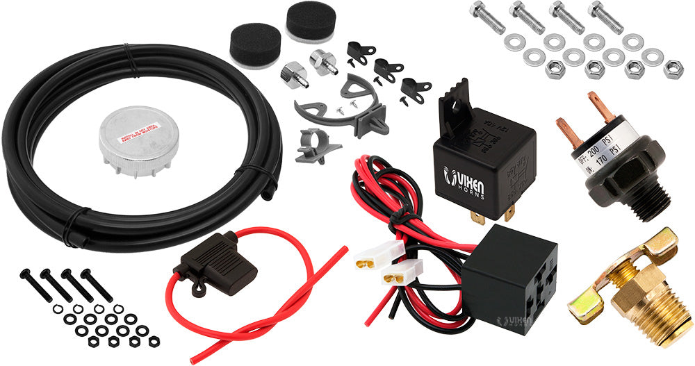 VIXEN AIR VXO4841A 4 GALLON ALUMINUM AIR TANK WITH 200 PSI AIR COMPRESSOR ONBOARD AIR SYSTEM image 7