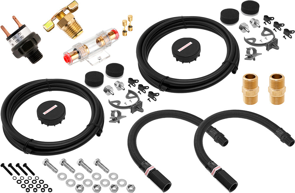 VIXEN AIR VXO8841DBF 4 GALLON STEEL AIR TANK WITH DUAL CYLINDER 300 PSI AIR COMPRESSOR ONBOARD AIR SYSTEM image 8