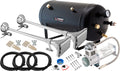 VIXEN HORNS VXO8350/1167C2 DUAL TRUMPET TRAIN AIR HORN CHROME PLATED WITH 5 GALLON TANK AND 200 PSI COMPRESSOR image 0