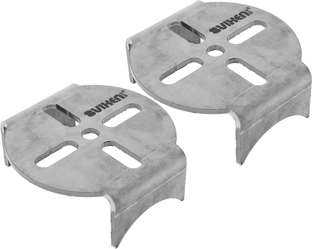 VIXEN AIR VXB1325-2 UNIVERSAL WELD ON REAR AXLE LOWER AIR BAG MOUNTING BRACKET (DUAL PACK) image 0