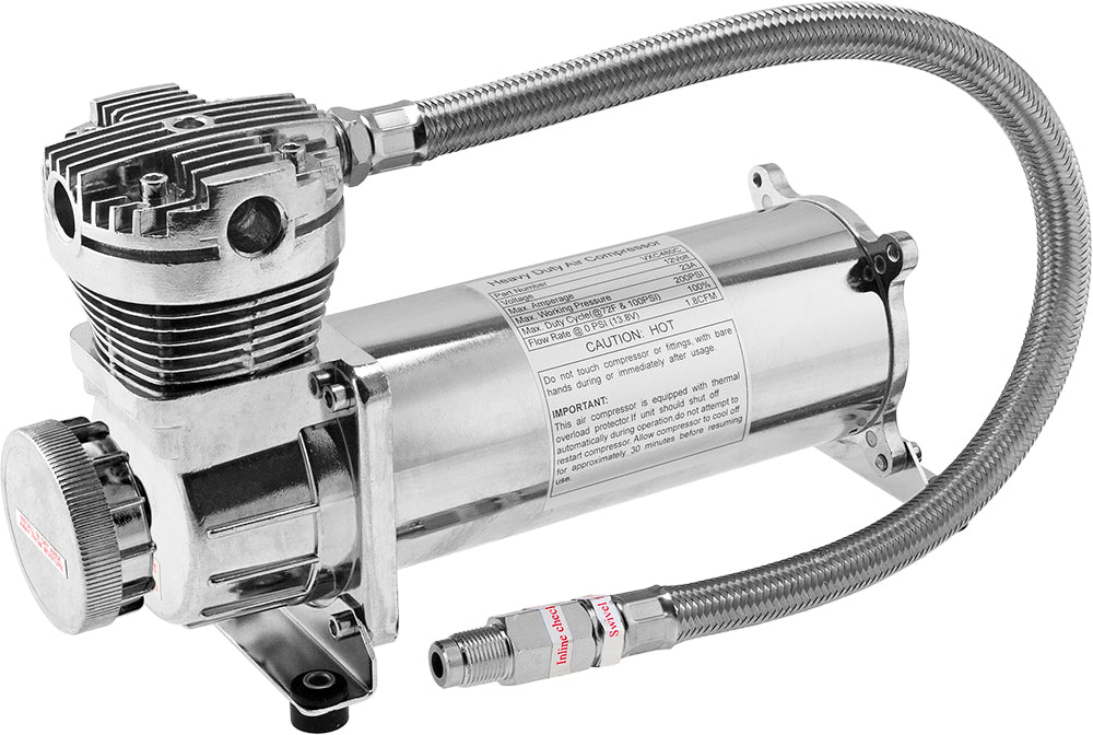 VIXEN AIR VXO4852C 5 GALLON STEEL AIR TANK WITH 200 PSI AIR COMPRESSOR ONBOARD AIR SYSTEM image 1