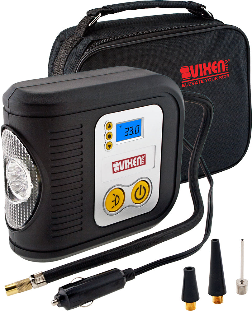 VIXEN AIR VXI3232P 12V Multi-purpose Portable Compressor Tire/Toy/Inflatable Inflator image 0