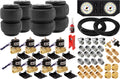 VIXEN AIR VXK3804PW 3/8" NPT AIR RIDE SUSPENSION HIGH FLOW AIR VALVES WITH FOUR AIR SPRINGS, PRESSURE SWITCH, GAUGE DASH PANEL, HOSES AND FITTINGS image 0
