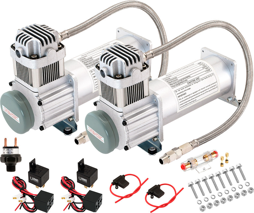VIXEN HORNS VXC8301DP 200 PSI AIR COMPRESSORS (Dual Pack) image 0