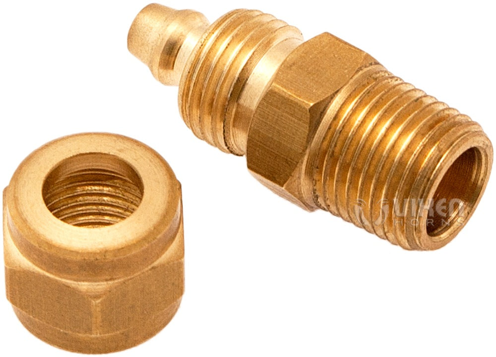 VIXEN HORNS VXA7718-4 1/8" NPT MALE COMPRESSION FITTING FOR 3/8" OD HOSE (4 PACK) image 2