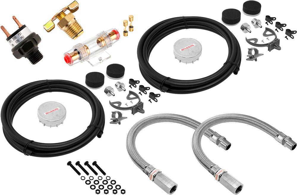 VIXEN AIR VXO8850DC 5 GALLON ALUMINUM AIR TANK WITH DUAL CYLINDER 300 PSI AIR COMPRESSOR ONBOARD AIR SYSTEM image 8