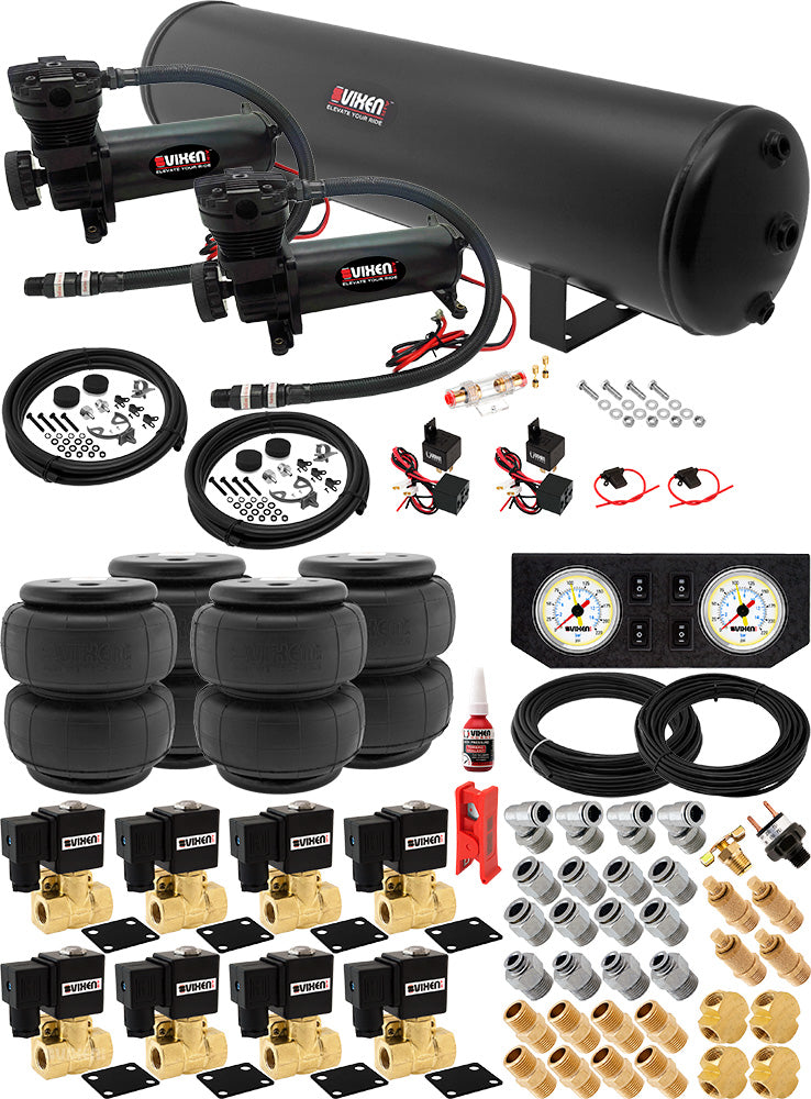 VIXEN AIR VXX3805FW/4852DB AIR SUSPENSION KIT FOR TRUCK/CAR BAG
