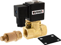 VIXEN AIR VXF4012M 12V 1/2″ NPT HIGH FLOW ELECTRIC AIR VALVE WITH ONE 1/2" FLOW/DUMP CONTROL VALVE image 0
