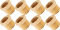 VIXEN HORNS VXA1238-8 1/2" NPT MALE TO 3/8" NPT FEMALE BRASS THREAD REDUCER FITTING (8 PACK) image 0